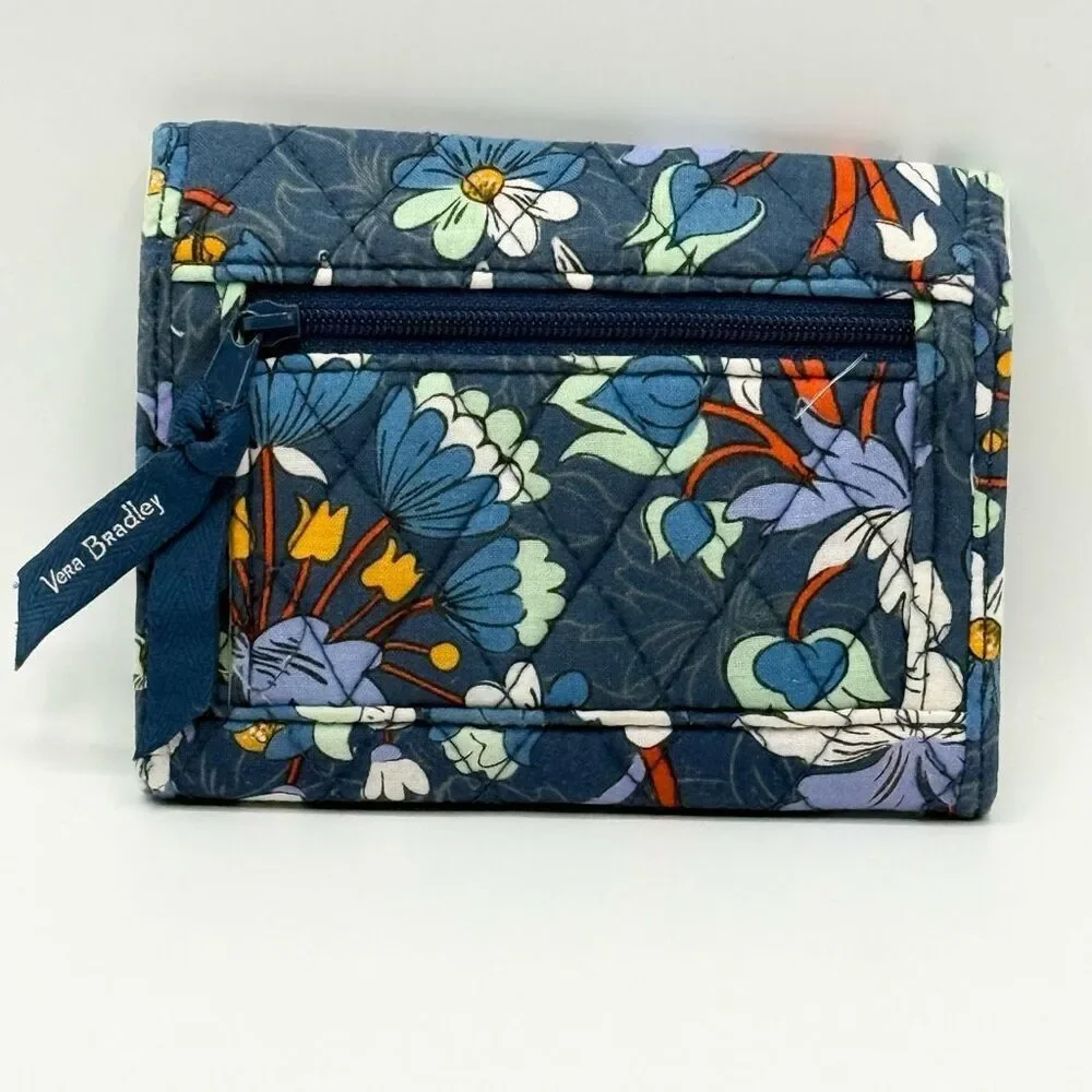 Vera Bradley Floral Print RFID Euro Wallet